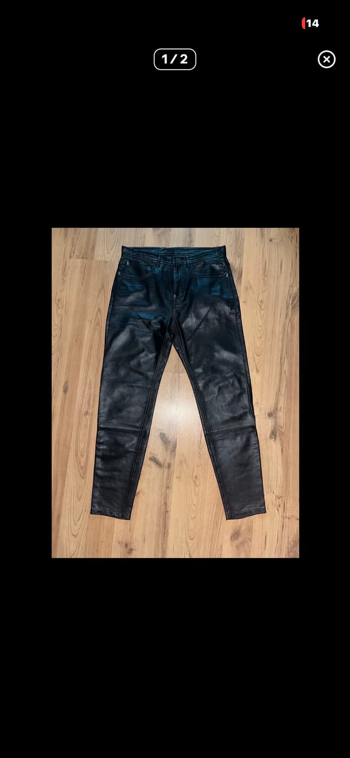 자라 레더팬츠 상품이미지1