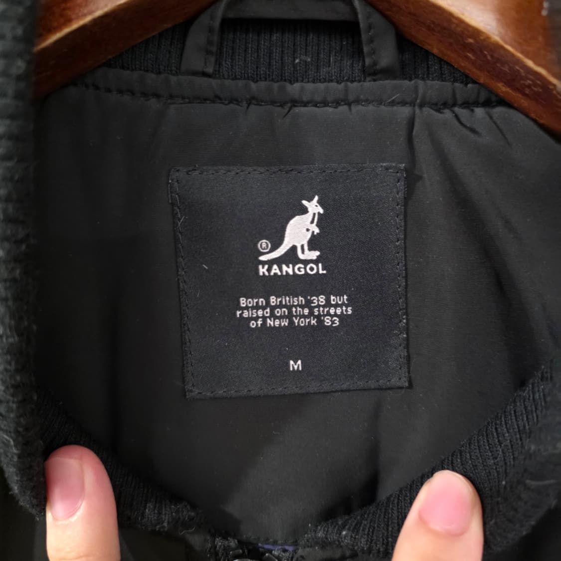 캉골 블랙 봄버 자켓 M 사이즈 상품이미지4