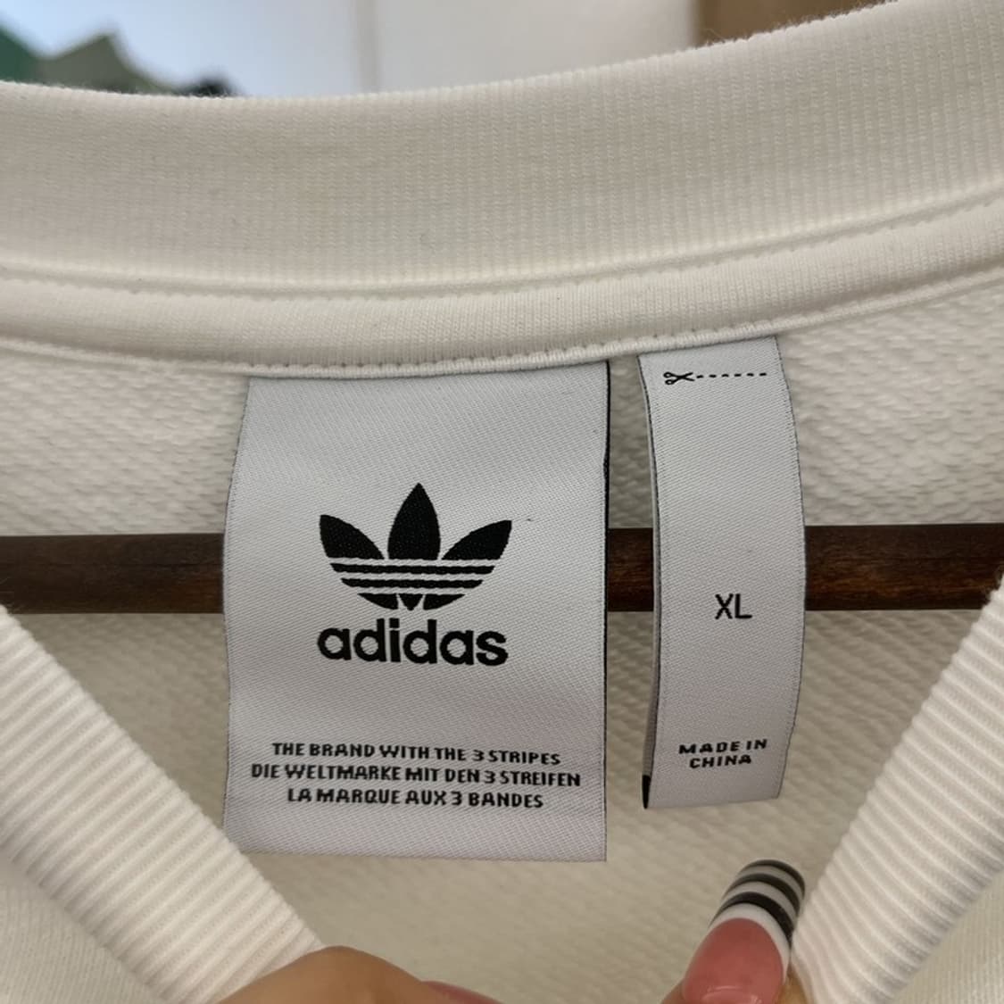 아디다스 빈티지 캐주얼 빅트레포일 오버핏 맨투맨 XL C10273 상품이미지5