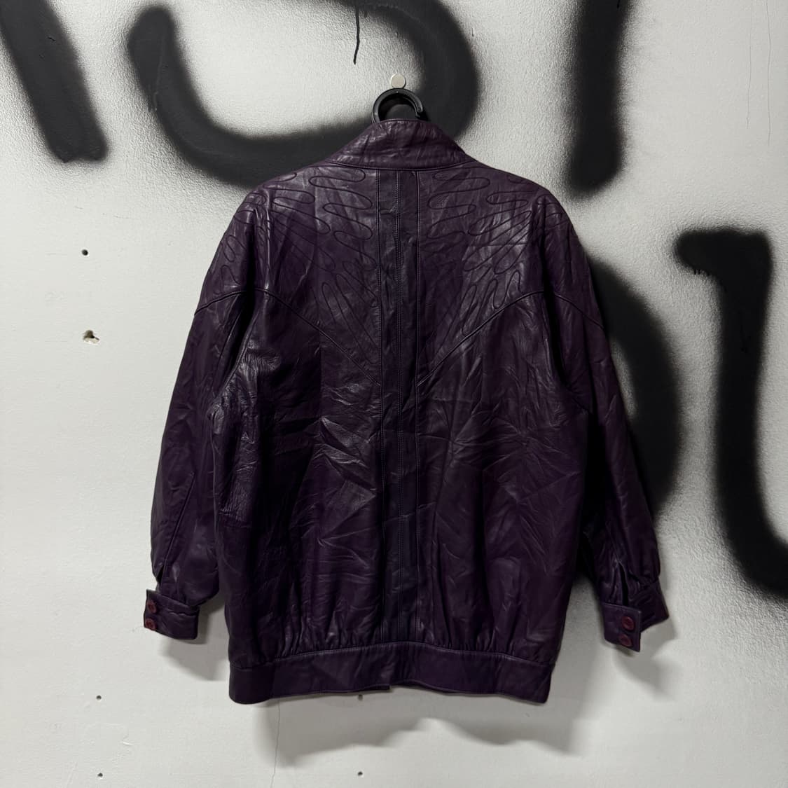 VTG 빈티지 100% 쉽스킨 양가죽 오리엔탈 가죽 자켓 상품이미지2