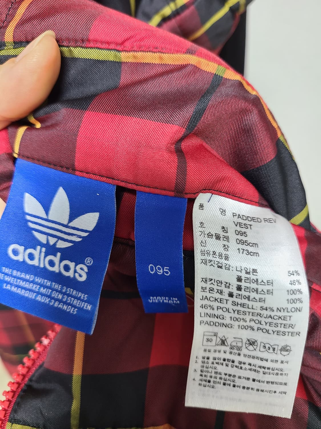 아디다스 양면패딩조끼 상품이미지5