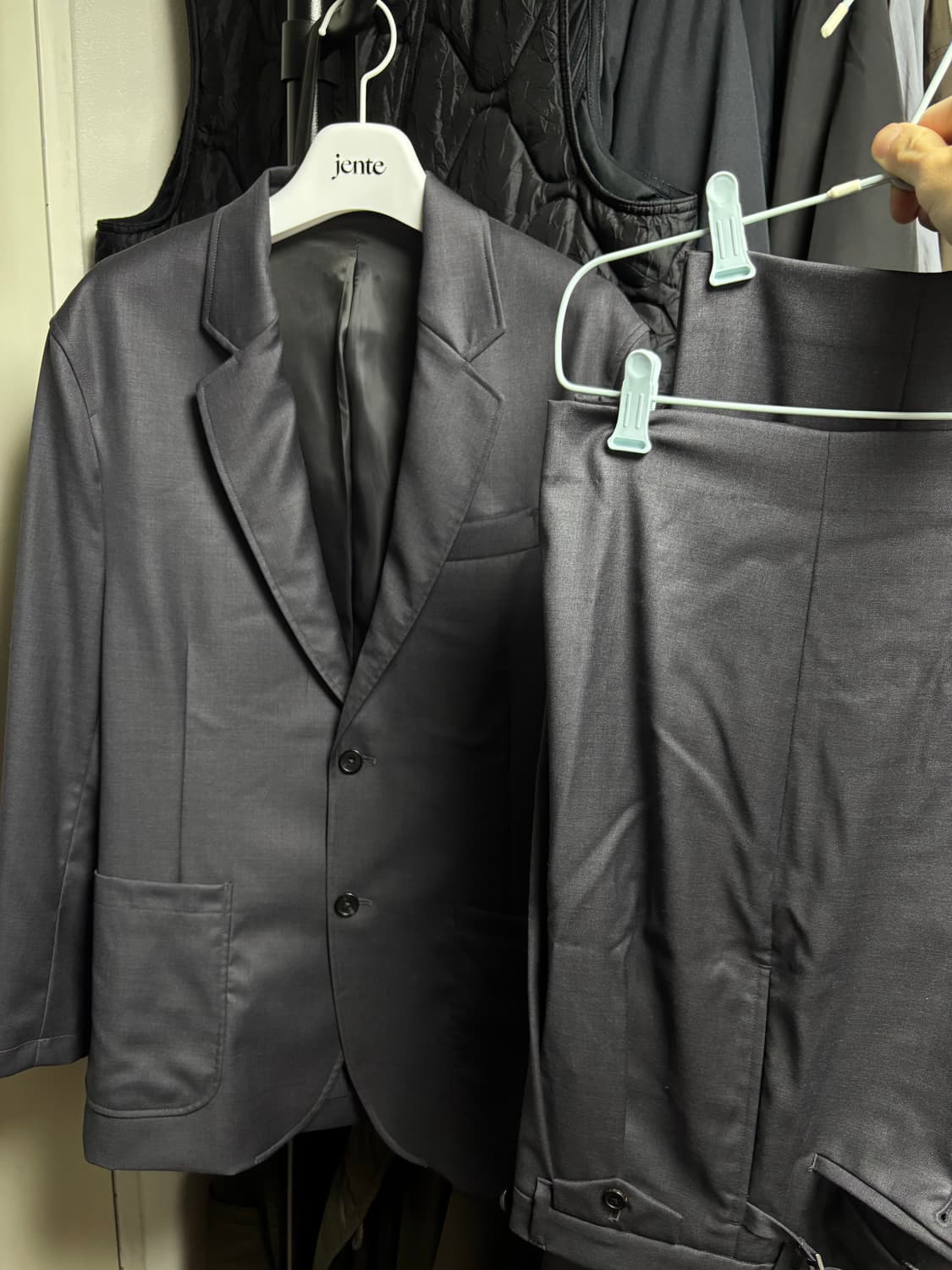 (4) 브라운야드 자켓+팬츠+숏츠 셋업 그레이 상품이미지4