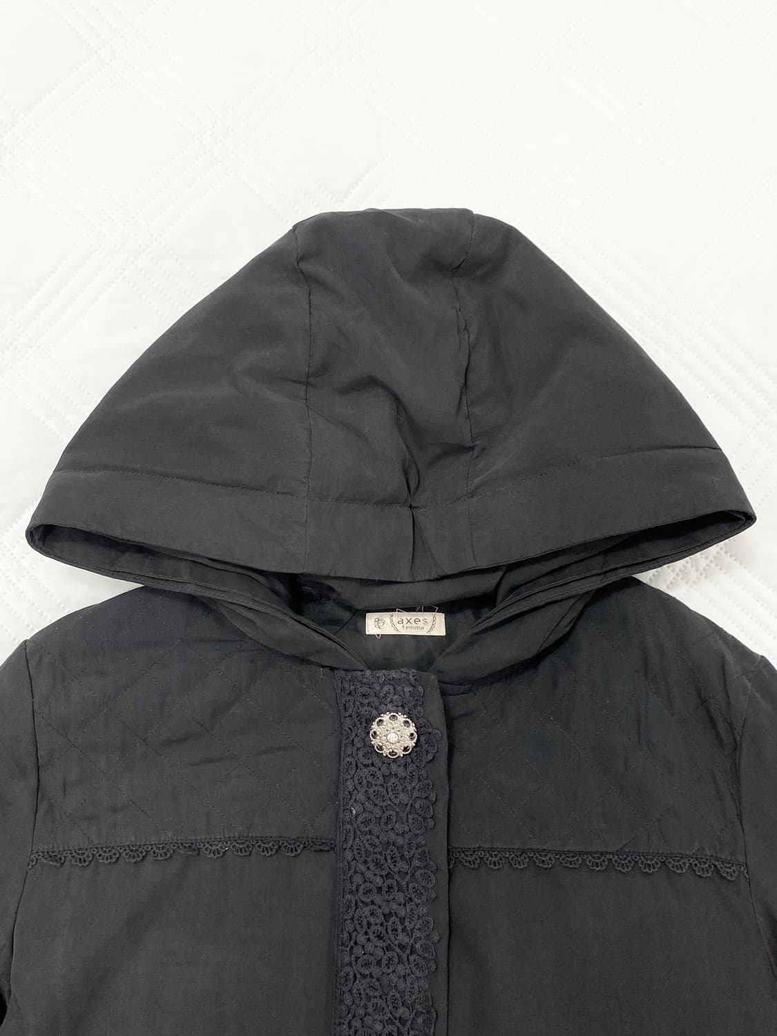 ꒰ঌ 엑시즈팜 차콜 패딩 자켓 ໒꒱ 상품이미지8