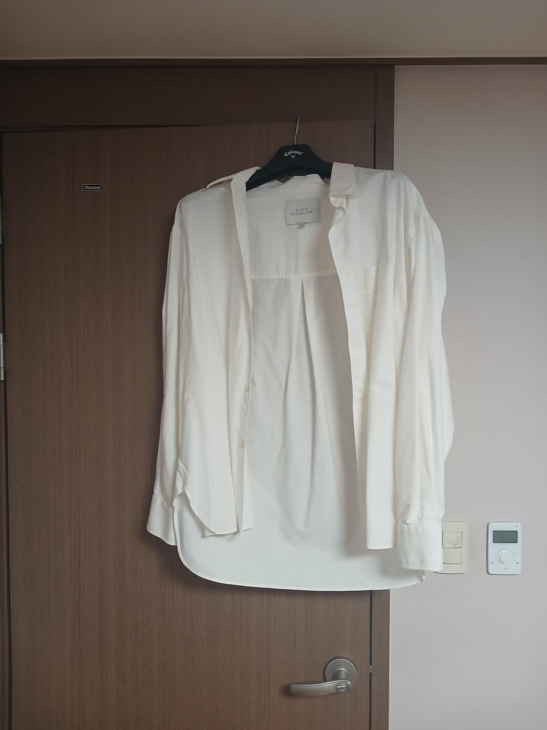 스튜디오 니콜슨 셔츠 화이트 XL 상품이미지1