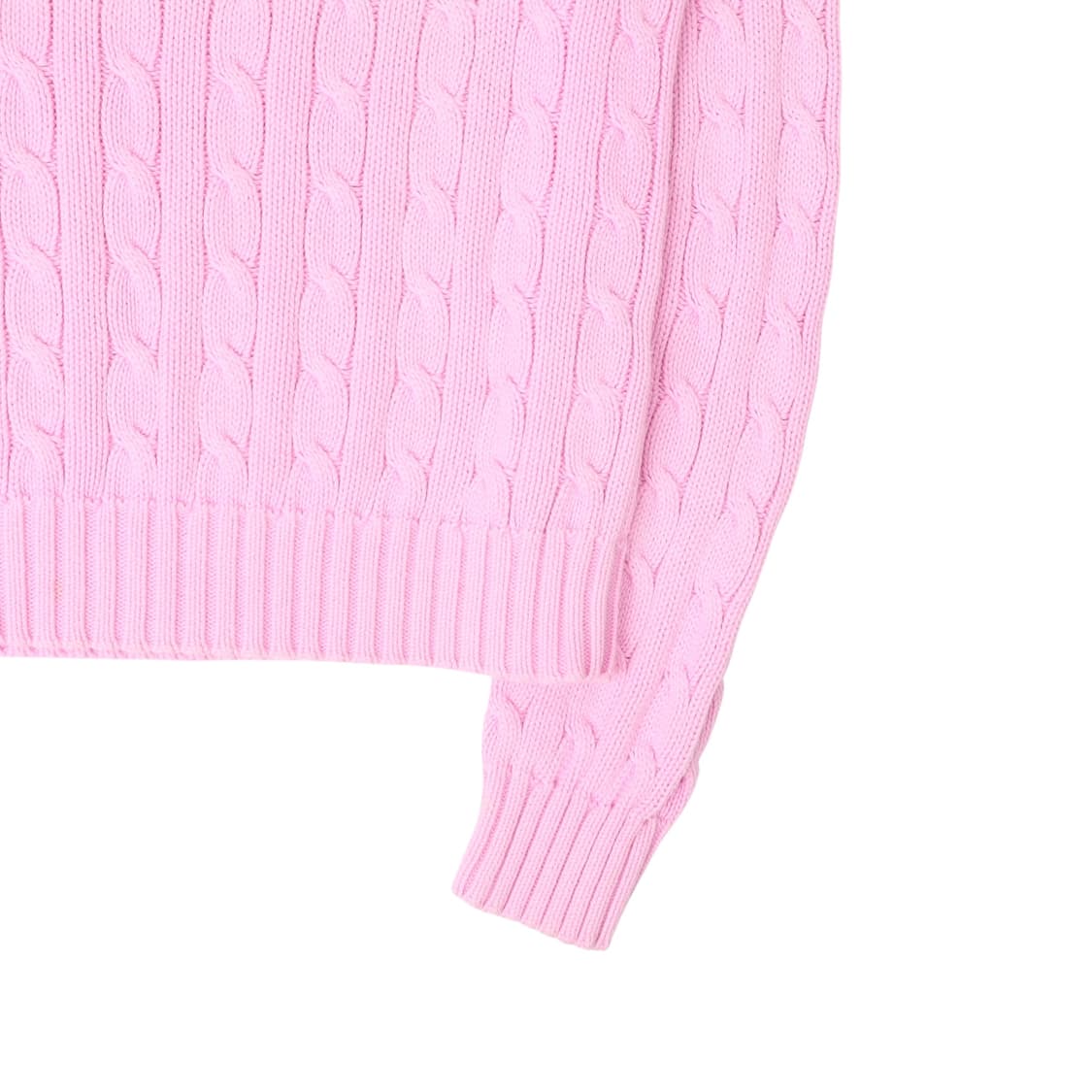 폴로 랄프로렌 라이트 핑크 케이블 니트 상품이미지4