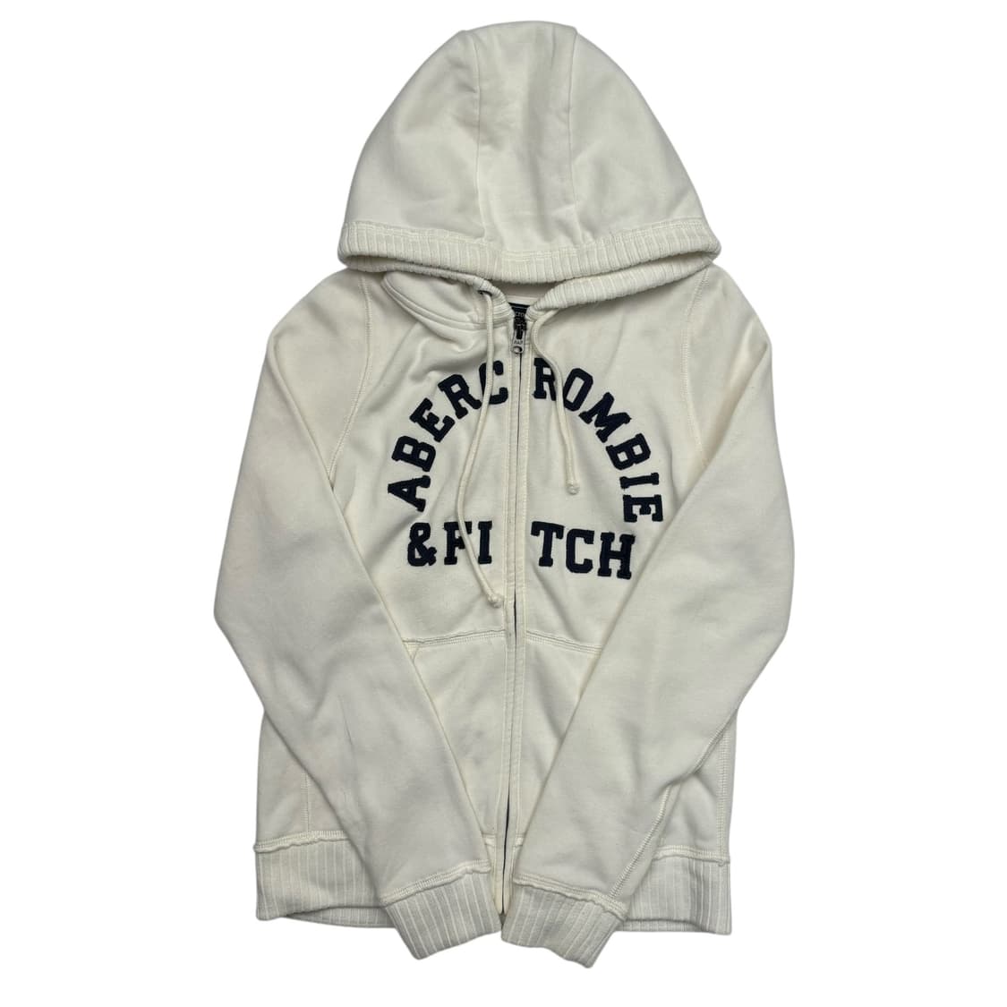 아베크롬비 y2k 빈티지 화이트 후드집업 M 상품이미지1