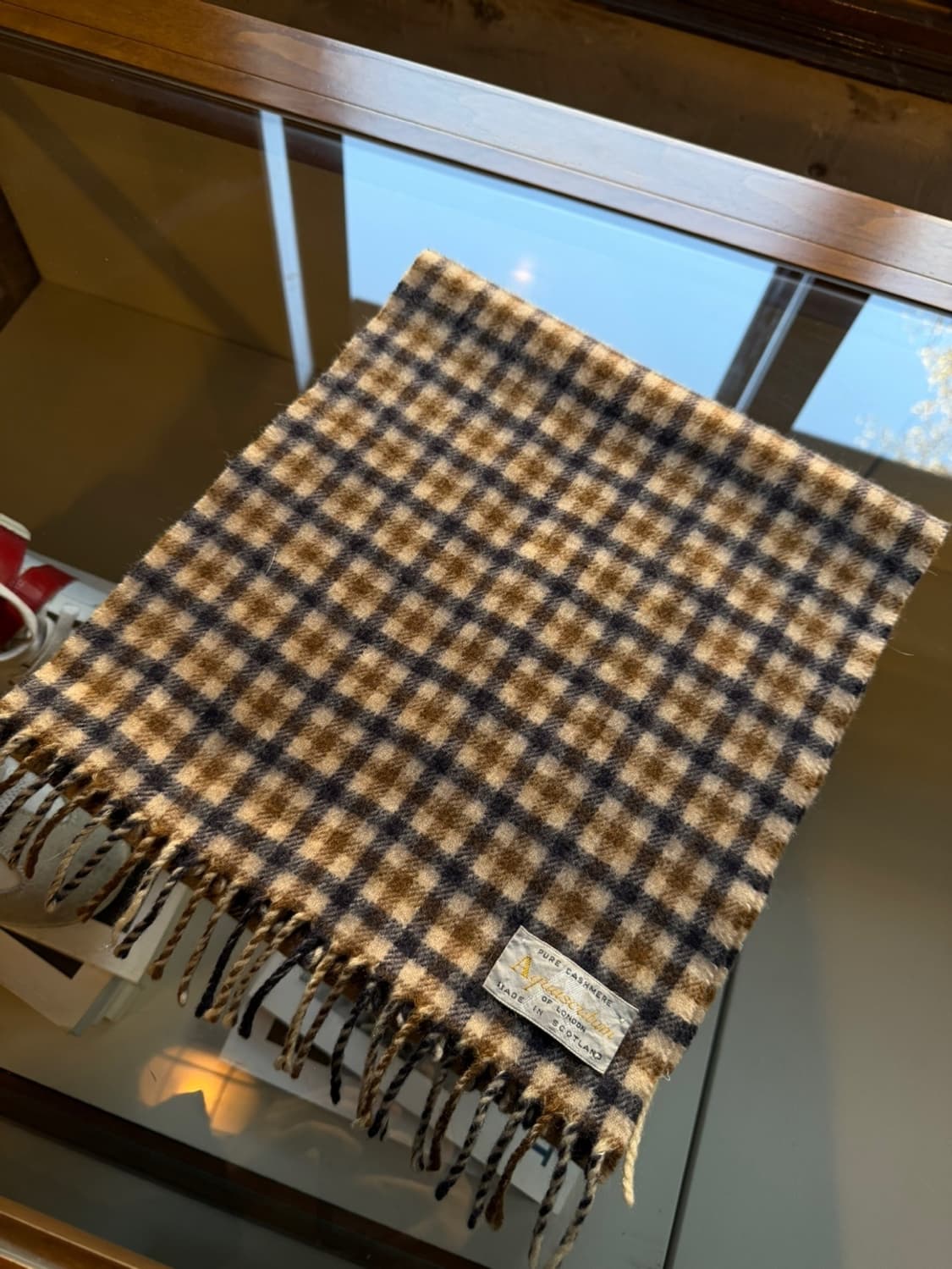 아쿠아스큐텀 캐시미어 머플러 상품이미지4