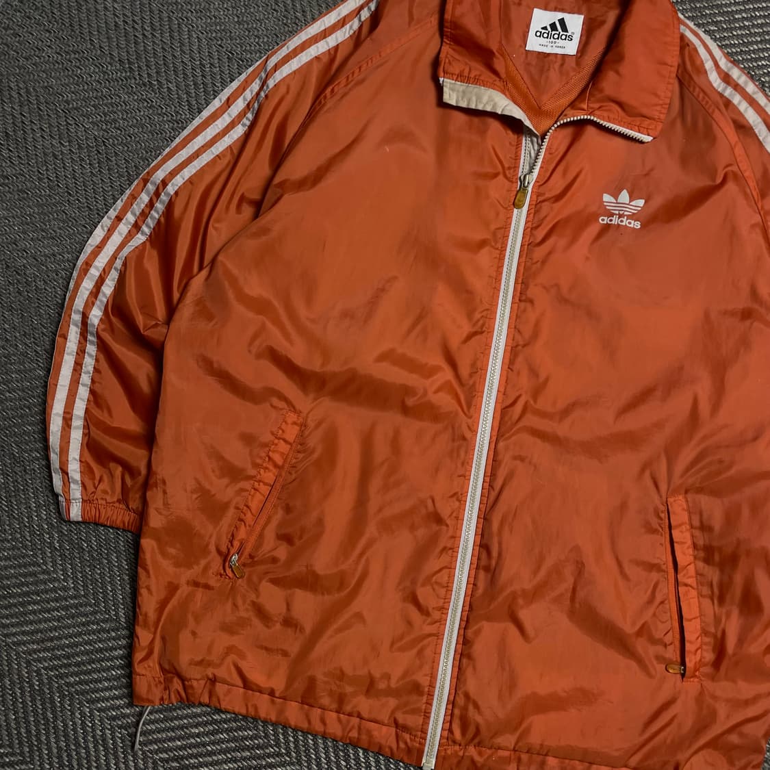 90s 아디다스 올드스쿨 빅로고 박시핏 바람막이 자켓y 5238 상품이미지5