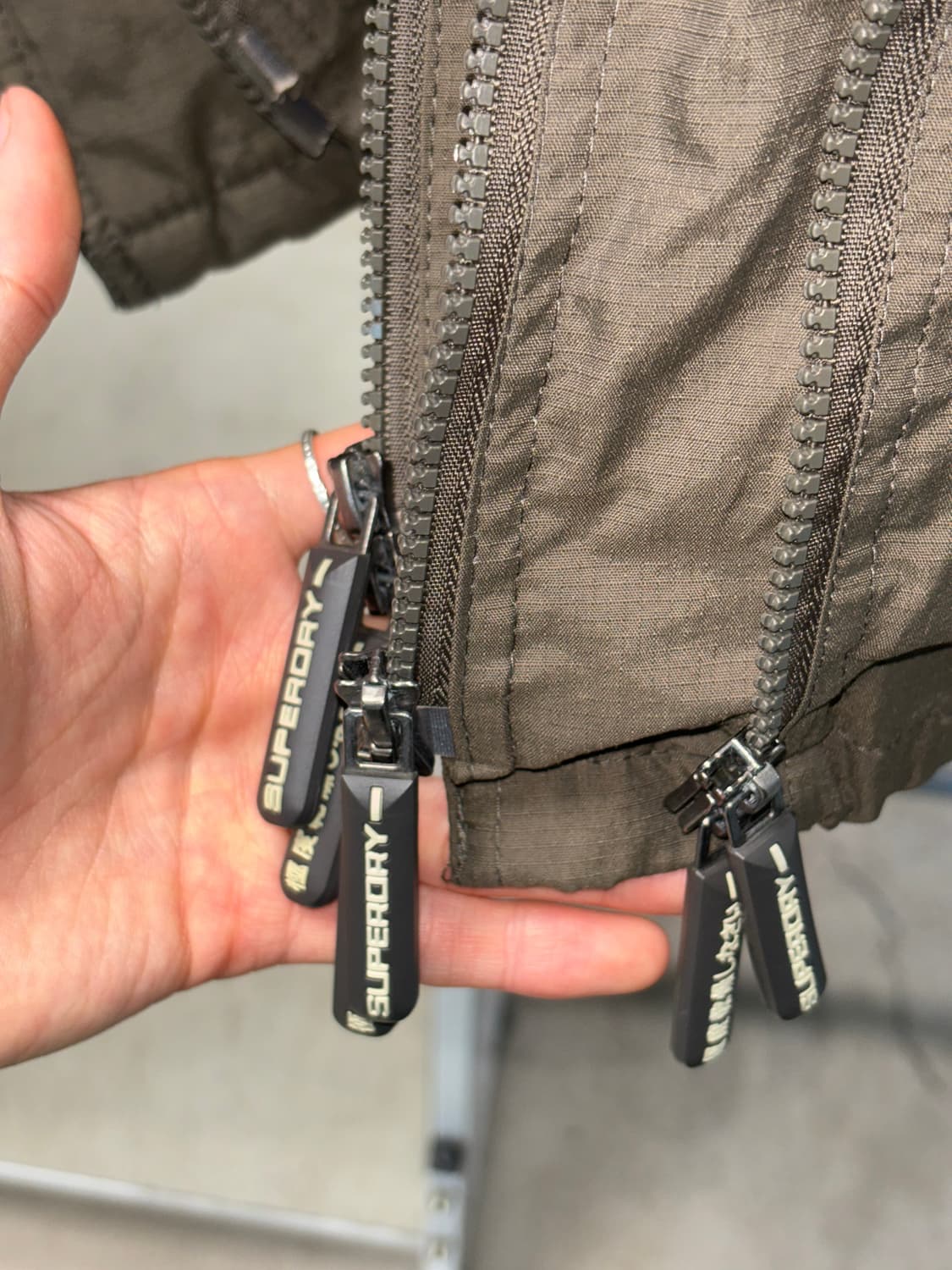 슈퍼드라이 재팬 나일론 멀티 지퍼 자켓 상품이미지9