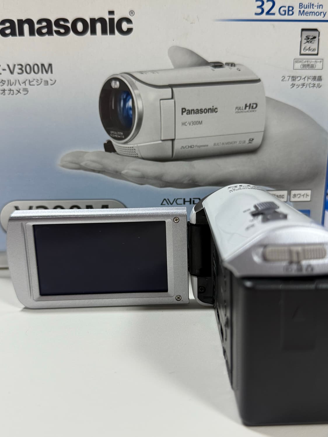 박스셋) 파나소닉 HC-V300M 디지털 캠코더 빈티지 캠코더 화이트 상품이미지2