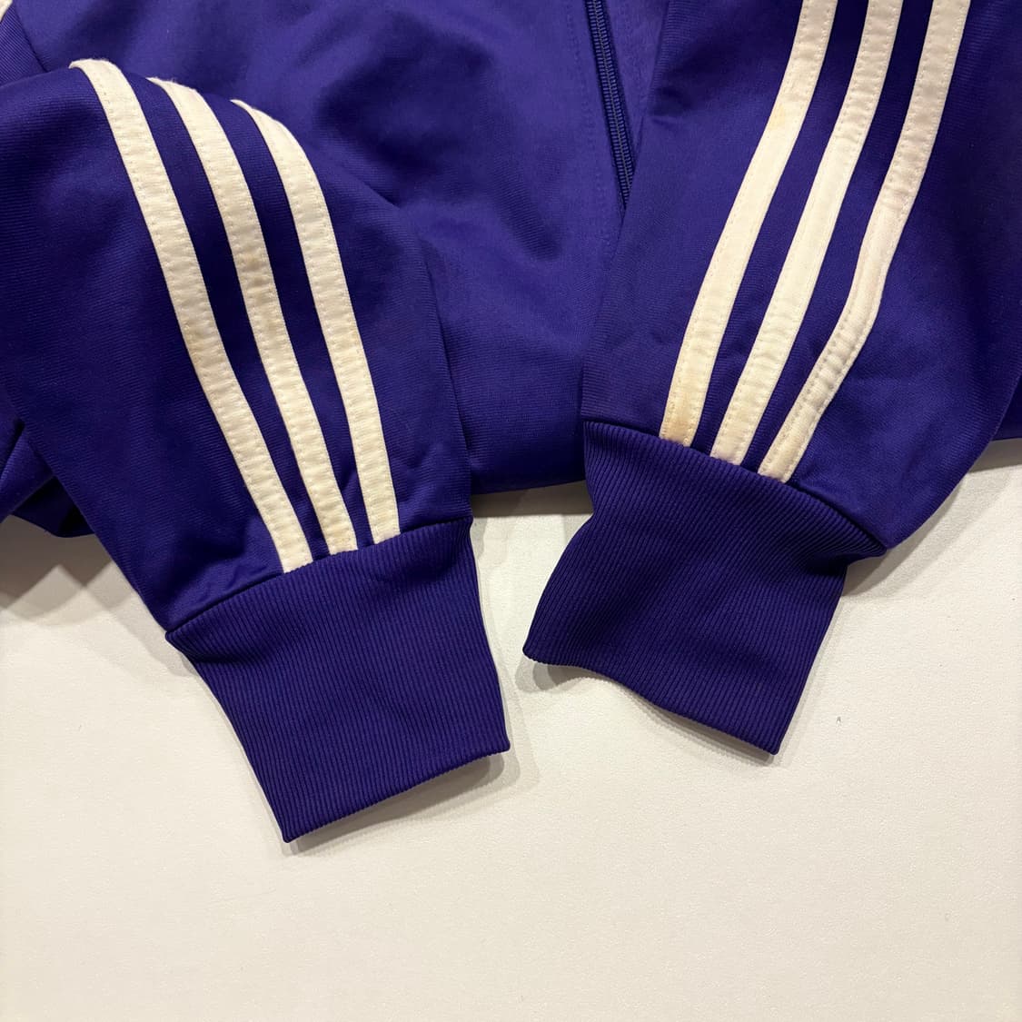 [95] 13s 아디다스 파이어버드 퍼플 삼선 트랙탑 져지 C89 상품이미지6