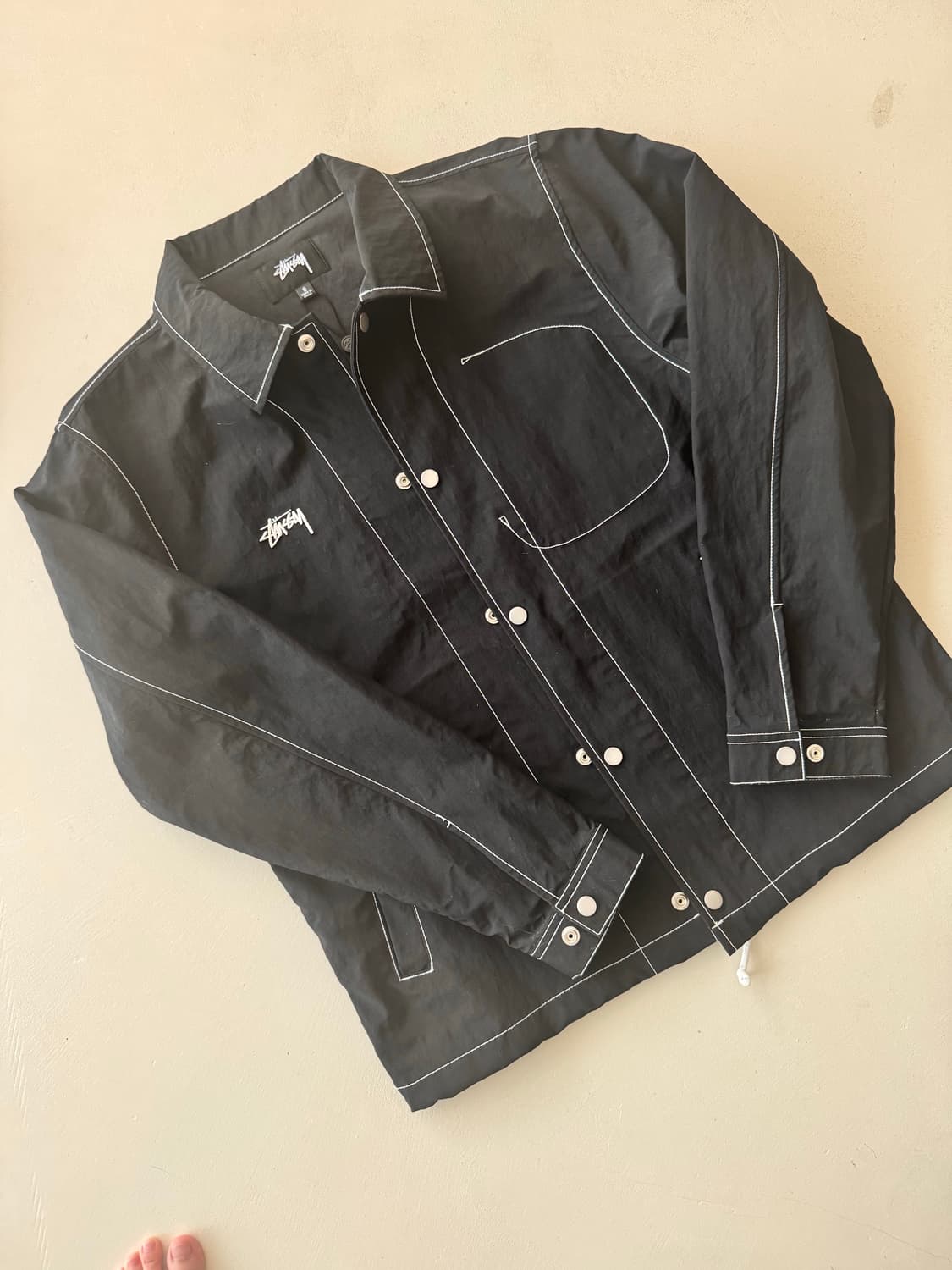 스투시 워크자켓 생활방수 블랙 s사이즈 상품이미지2