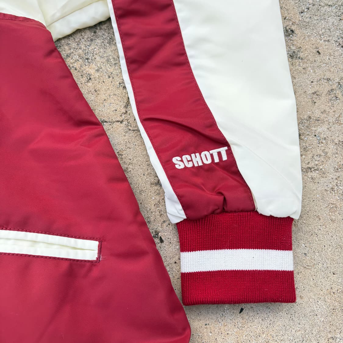 쇼트 Schott 오리지널 빈티지 스카쟌 L 상품이미지6