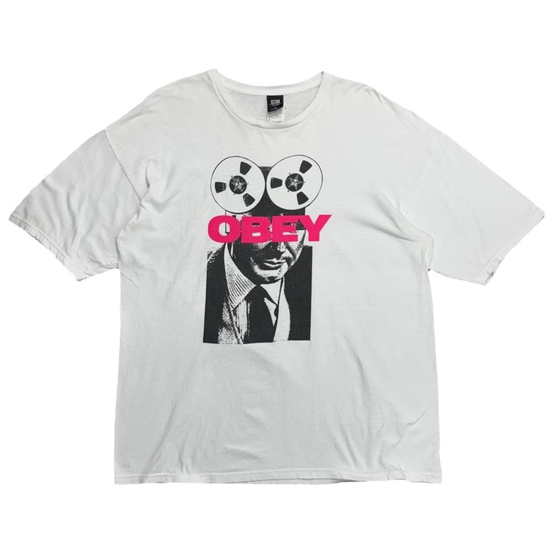 OBEY 폰탭 반팔티 화이트 XL 상품이미지1