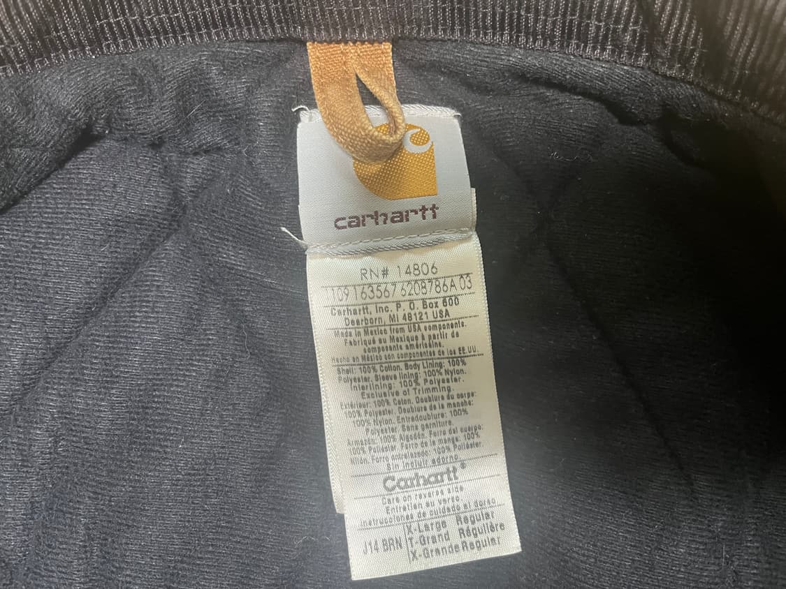 칼하트 빈티지 J141 산타페 자켓 브라운 상품이미지5