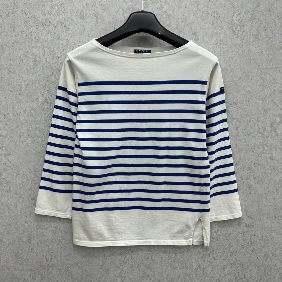 90 세인트 제임스 여자 스트라이프 7부 티셔츠 상품이미지1