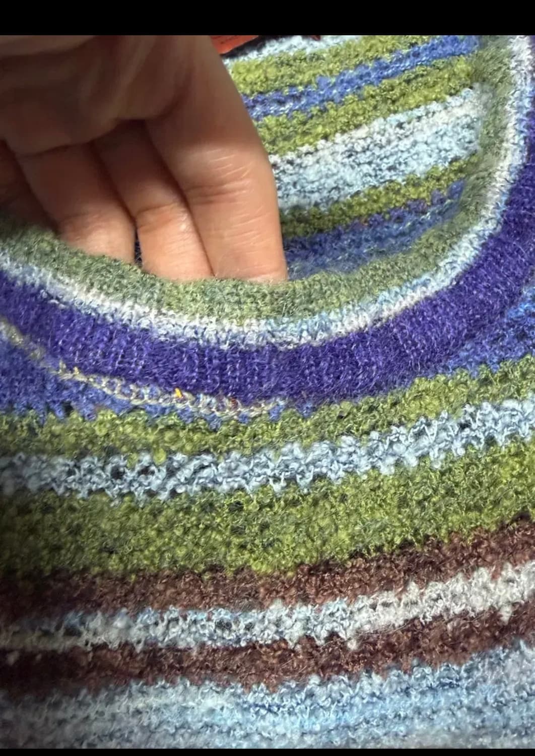 미쏘니 스트라이프 써머 니트 상품이미지6