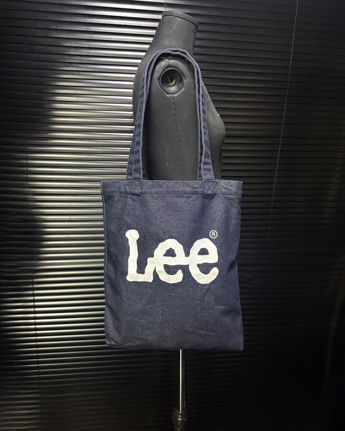 Lee 리 진청 생지 데님 에코백 숄더백 토드백 노트북 가방 워크 빅로고 상품이미지1