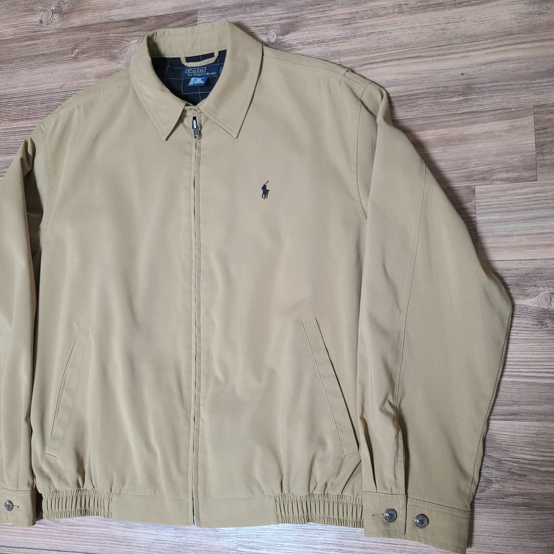 (105새상품급) 폴로 바이스윙 윈드브레이크 블루종 스윙탑 베이지 자켓 상품이미지2