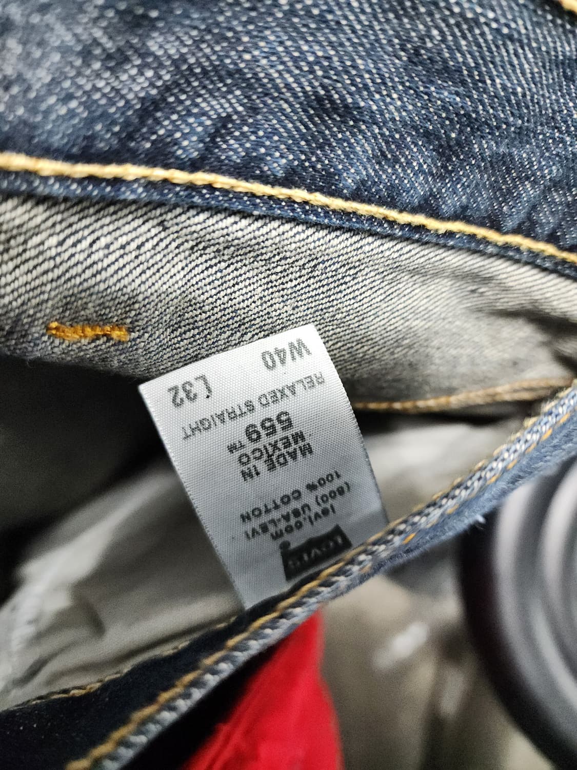 (빅사이즈) 리바이스 559 청바지 데님 상품이미지5