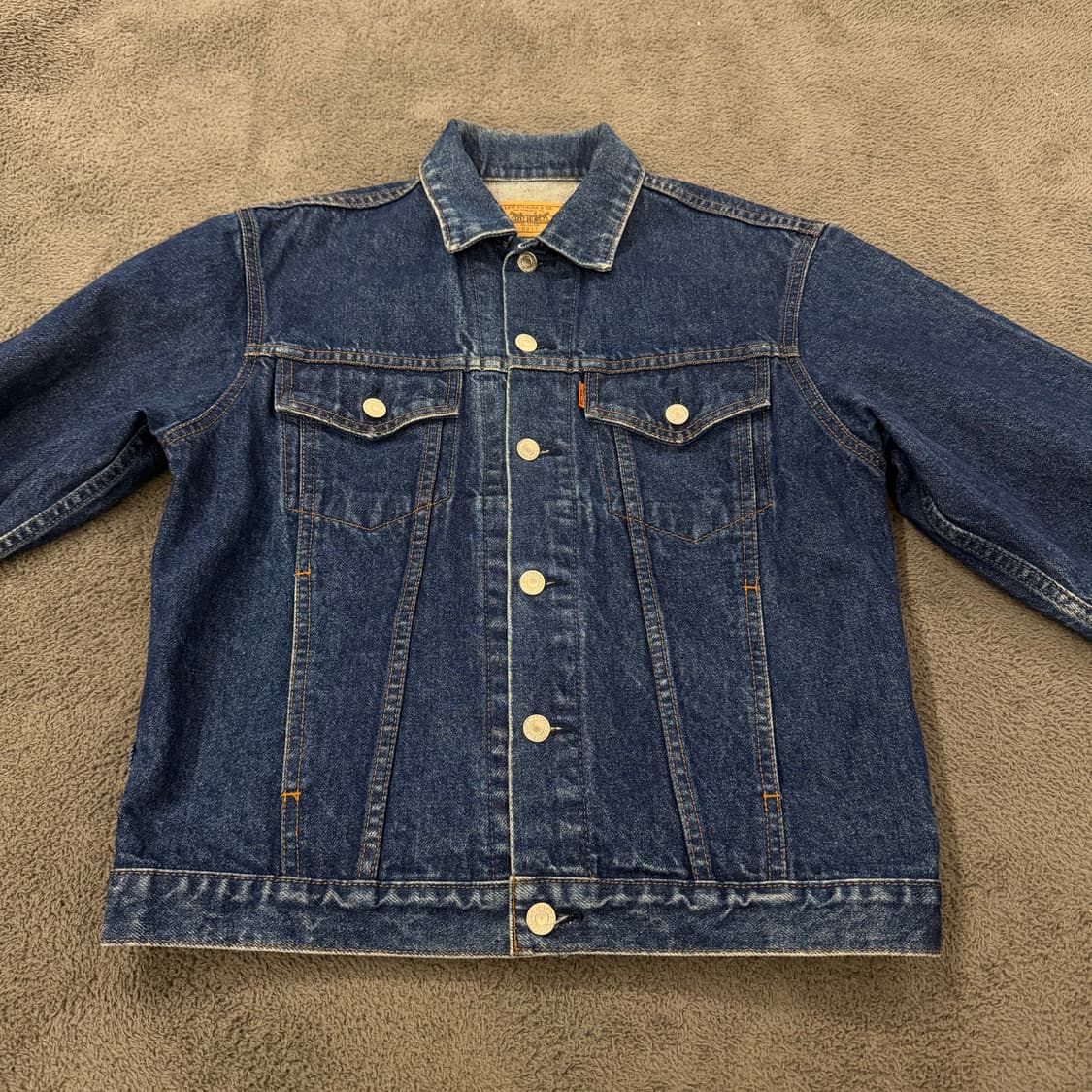 [ 정품/M ] 리바이스 70651-0217 데님 트러커 청자켓 상품이미지3