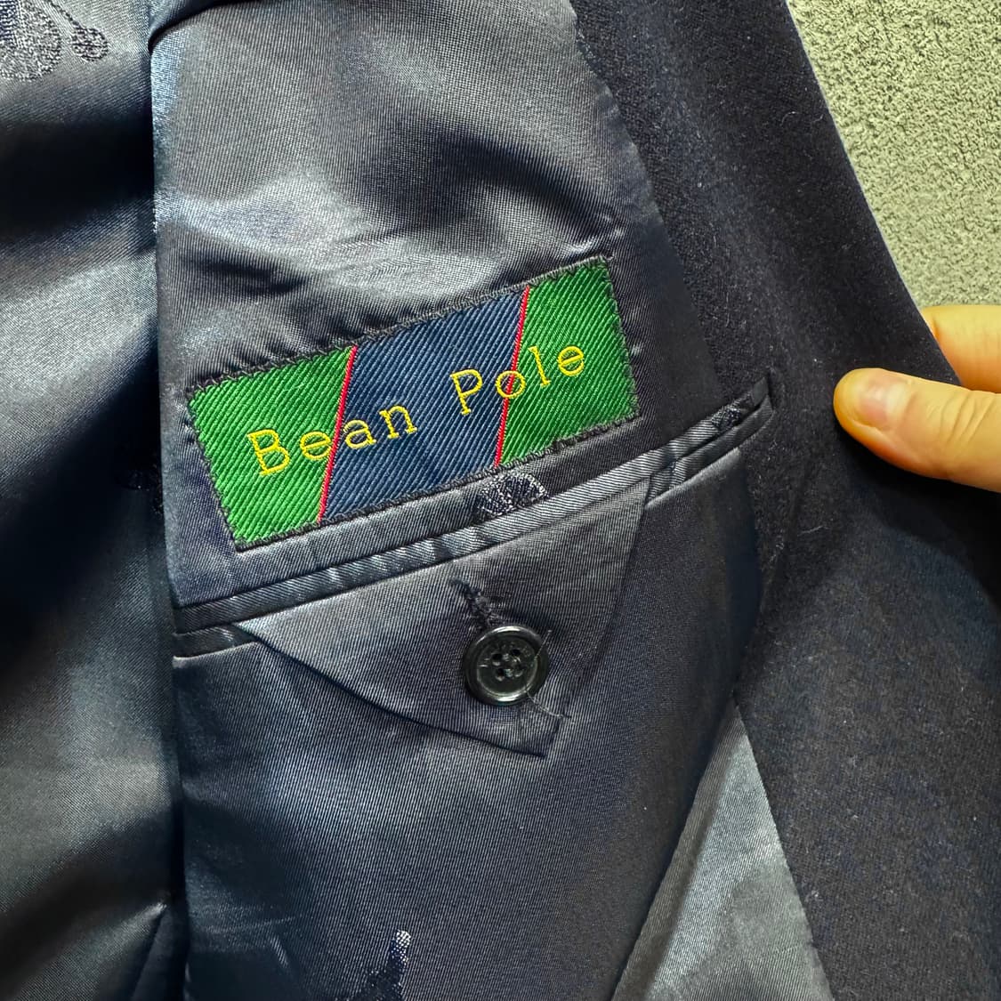 빈폴 네이비 금장 블레이저 자켓 (L)  상품이미지6