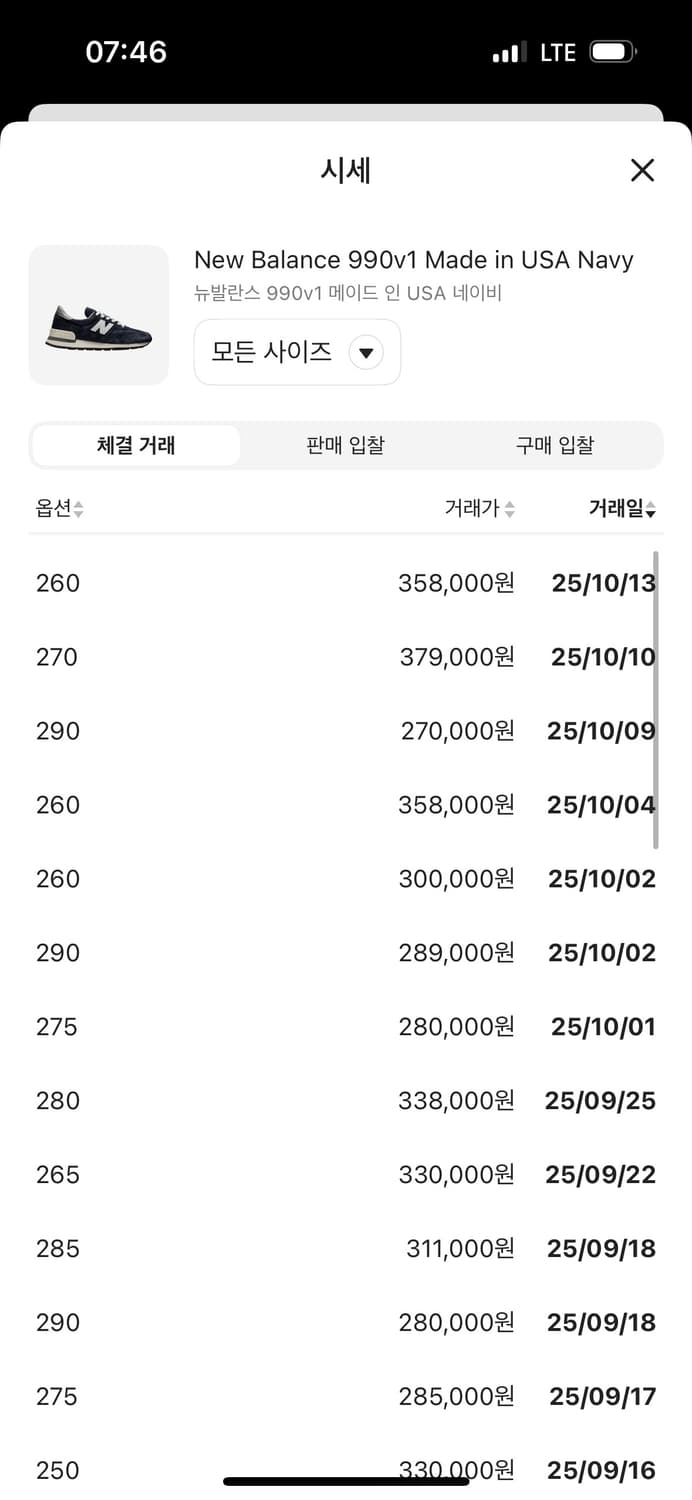 뉴발란스 990v1(280) 상품이미지4