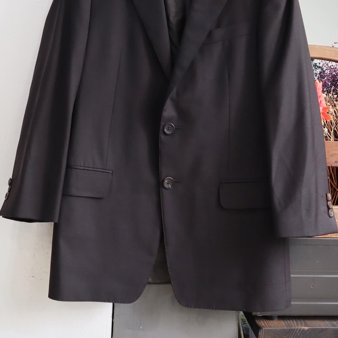 지아니베르사체 레이온 2B 블레이져 상품이미지3