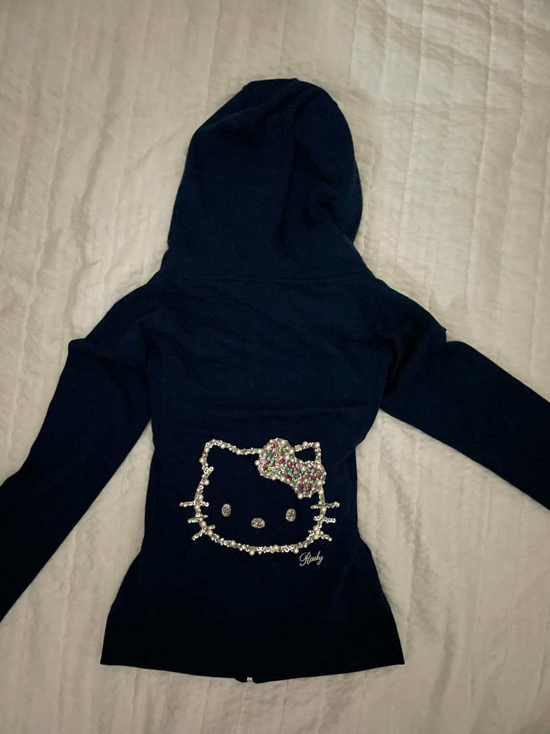 Rady x hello kitty 딱붙 슬림핏 후드집업 상품이미지2