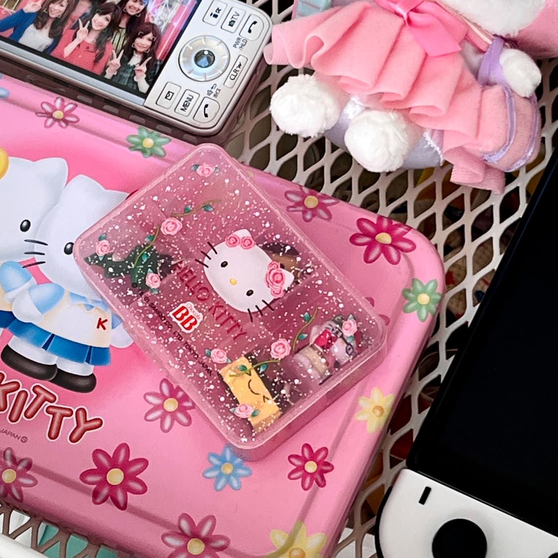 고전키티 로즈키티 약통 보관함 수납함 상품이미지1