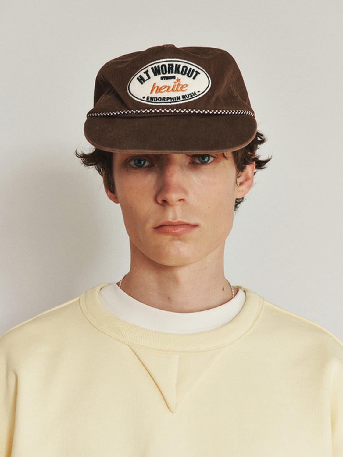 호이테 볼캡 모자 브라운 상품이미지1