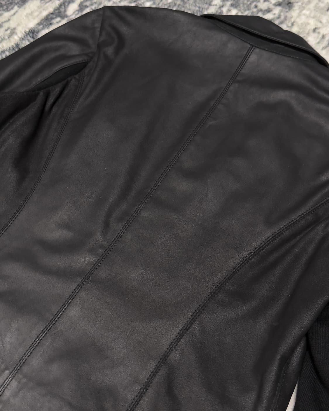 {UNKNOWN} Studs Lam Leather Jacket 상품이미지8