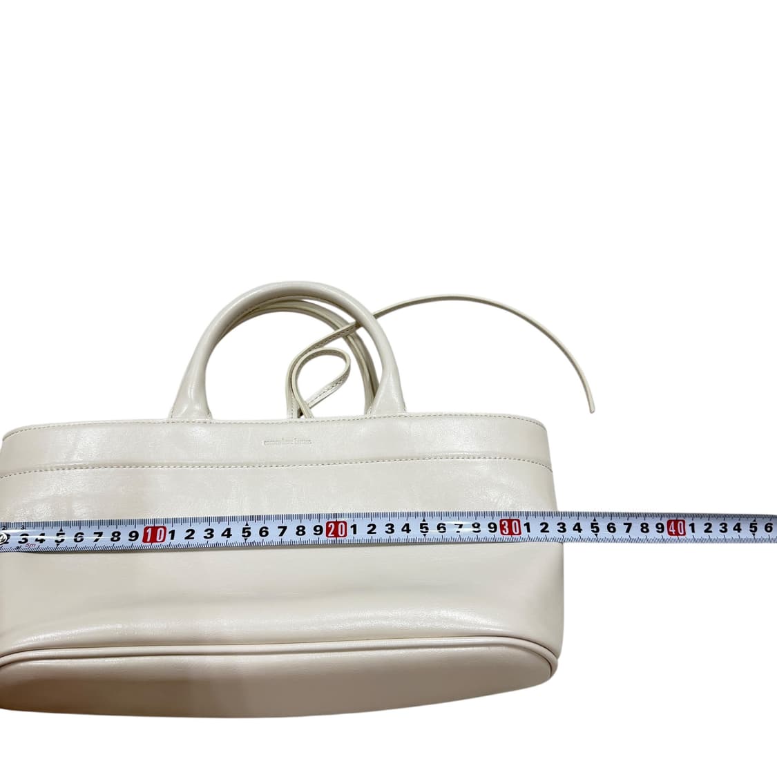 썸웨어버터 하프 데어 토트백 가방 크림 상품이미지8