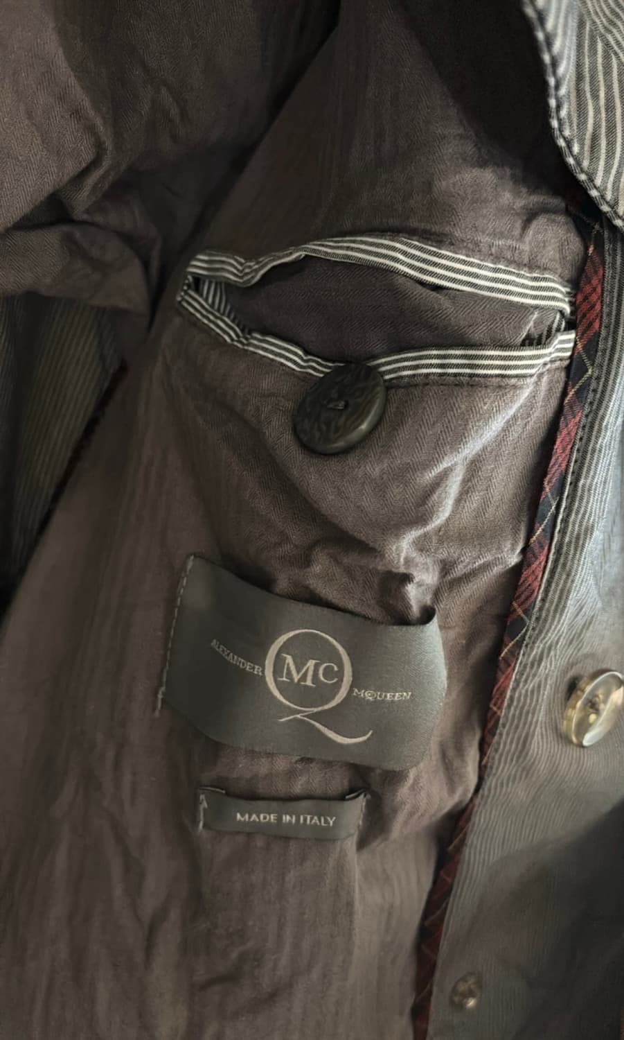 알렉산더 맥퀸 스트라이프 피코트 46 상품이미지4