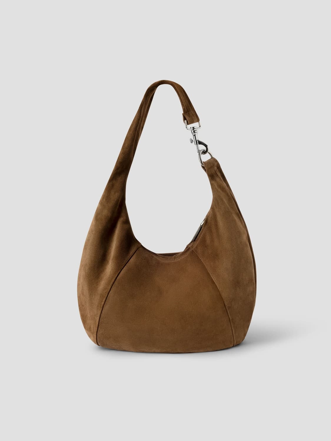 F/기마구아스 파울라 PAULA 스웨이드 호보백 브라운 상품이미지1