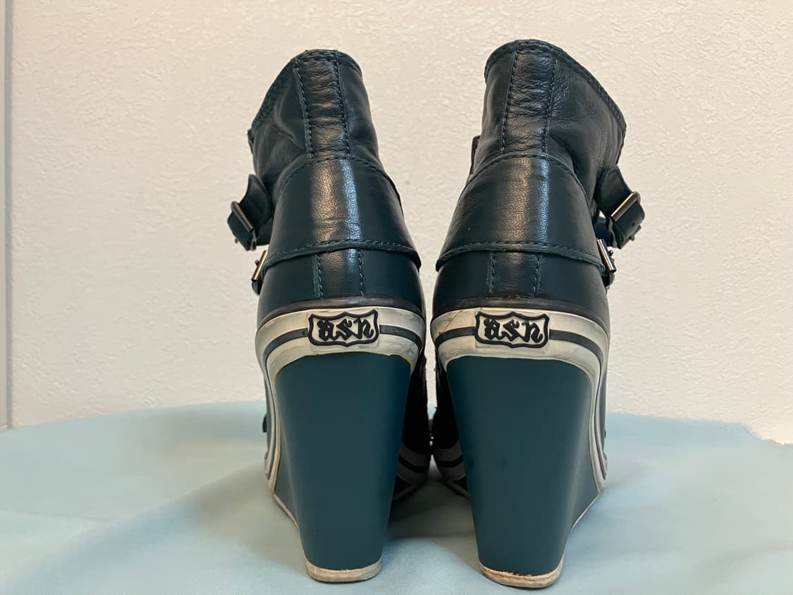 ASH 아쉬 웨지힐 가죽스니커즈 레더부츠 y2k 오네갸루 상품이미지2