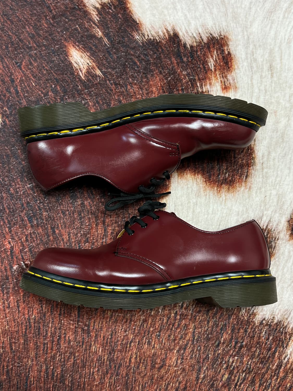 [39] 닥터마틴 1461 스무스 3홀 로퍼 체리레드 상품이미지2