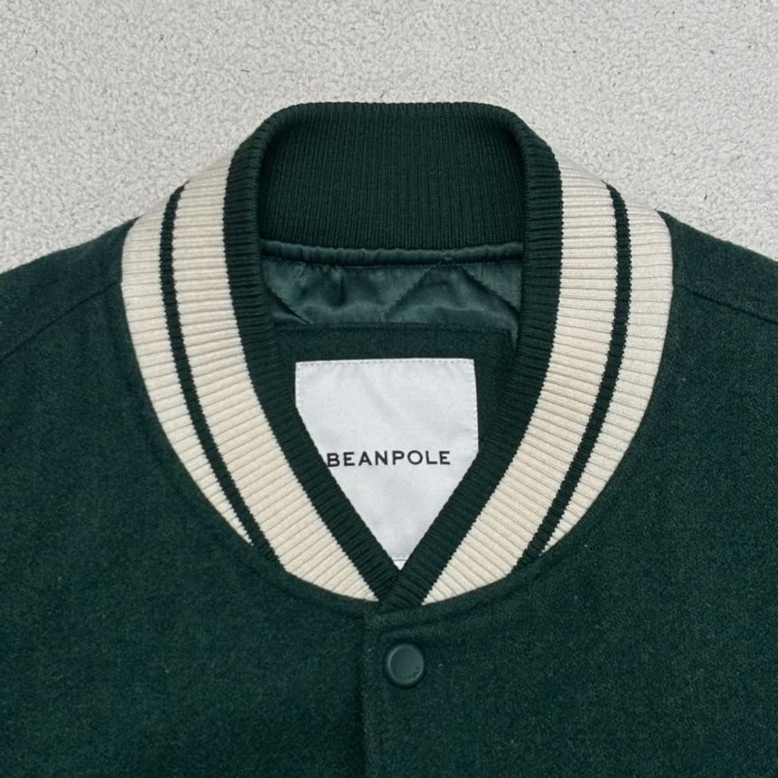 BEANPOLE 스타디움 레더점퍼 그린 105 상품이미지5