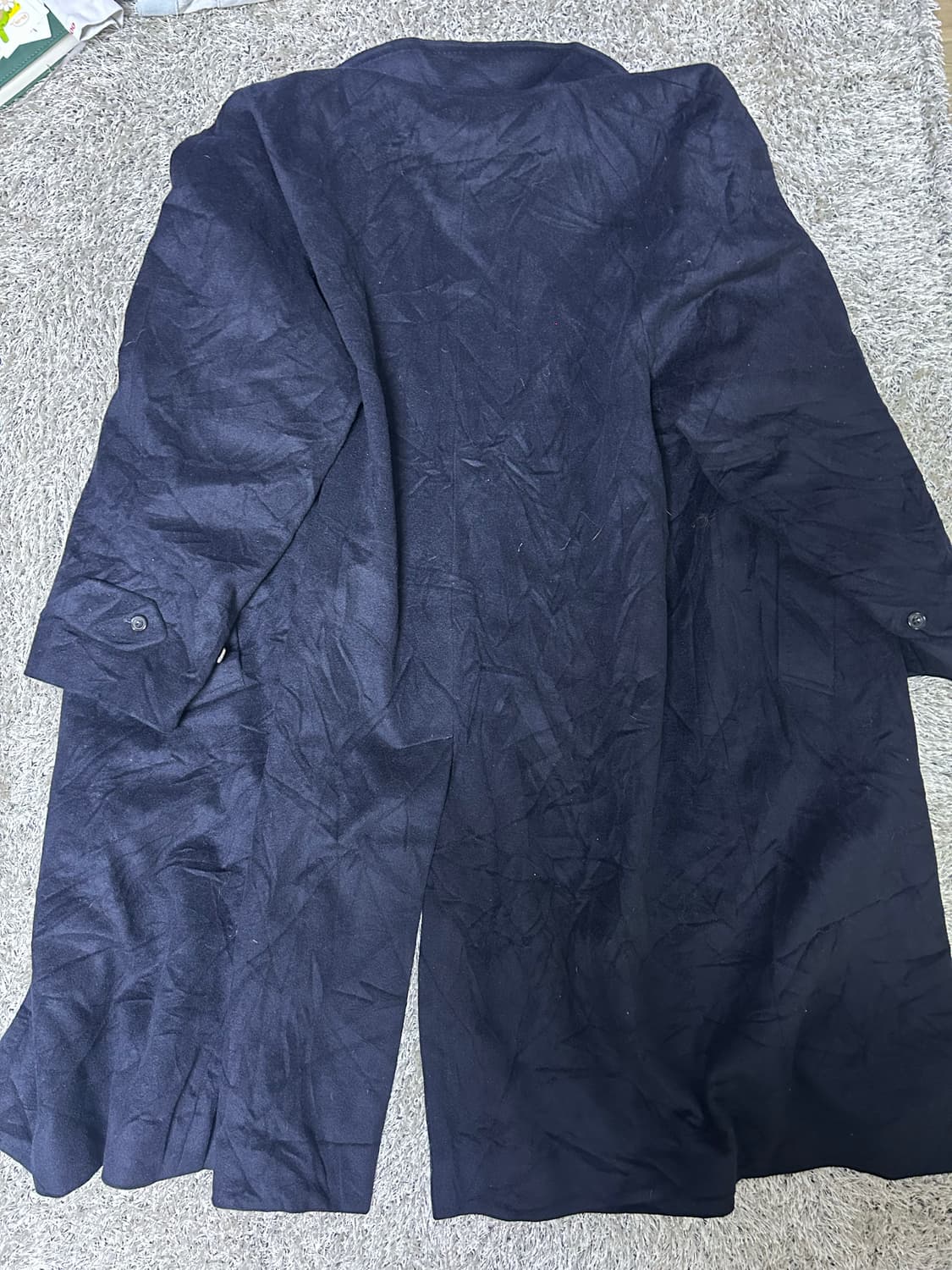 네이비 일제 캐시미어 100프로 코트 105~110 상품이미지6