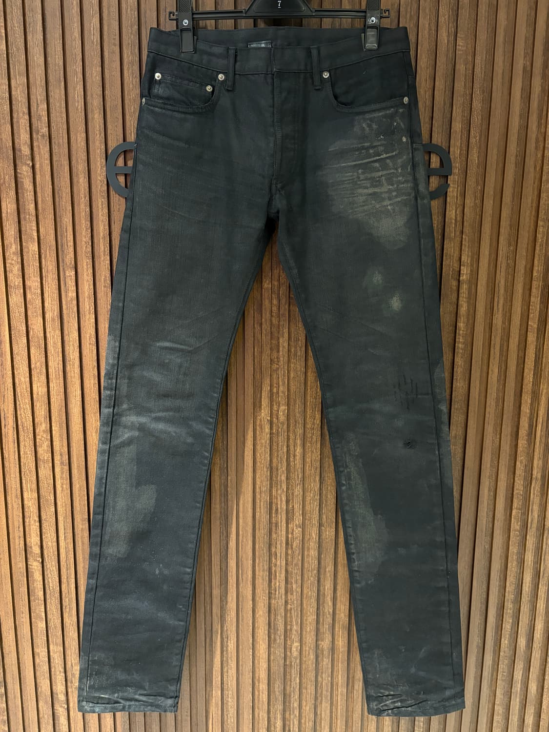 Dior Homme S/S07 Graphite Coated Denim 상품이미지1