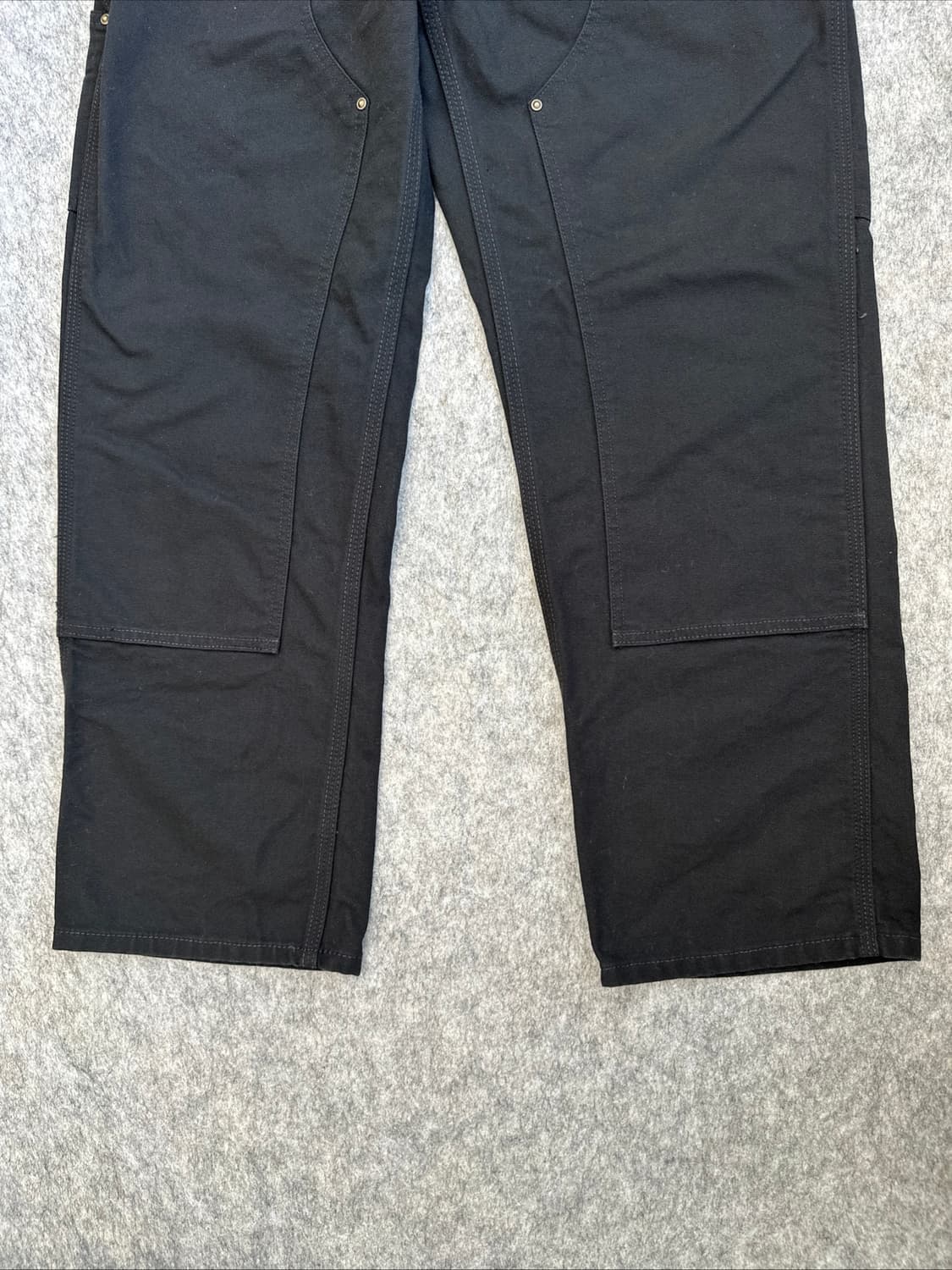 [33]칼하트 B136 BLK 블랙 더블니 카펜더 팬츠 상품이미지4