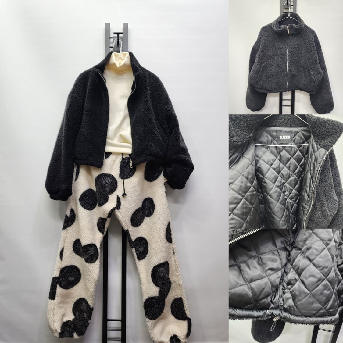 어널로이드 코인 플리스밴딩바지 M 상품이미지2