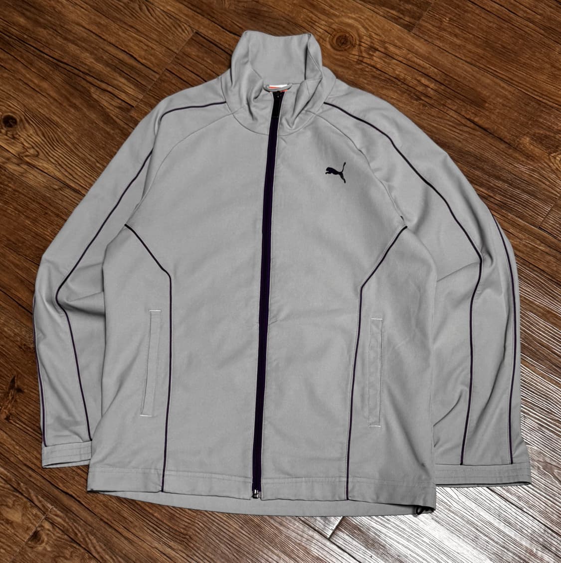 [S] 푸마 퍼플 그레이 오버핏 져지 상품이미지2