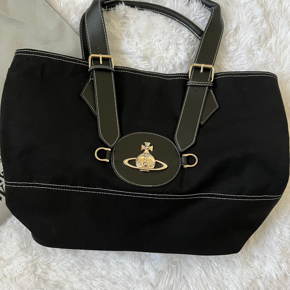 비비안웨스트우드 데님 토트백  상품이미지6