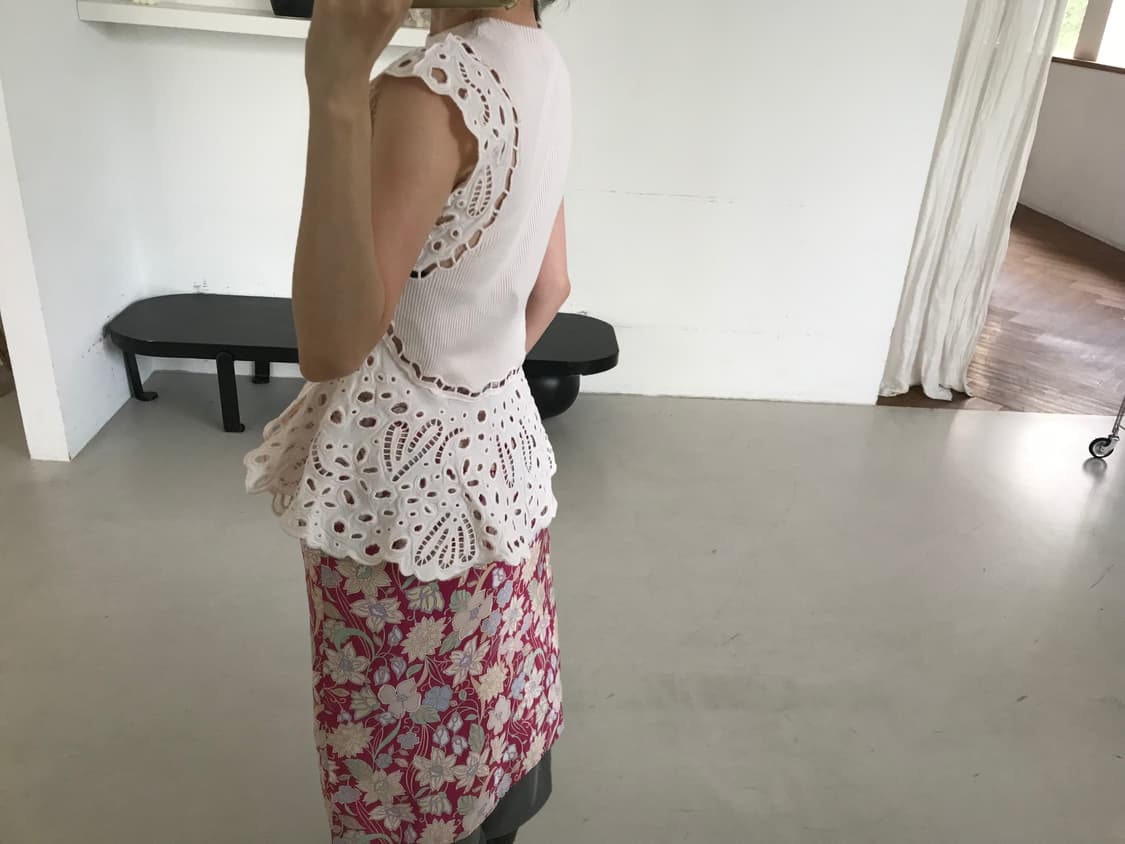 vintage eyelet sleeveless 상품이미지7