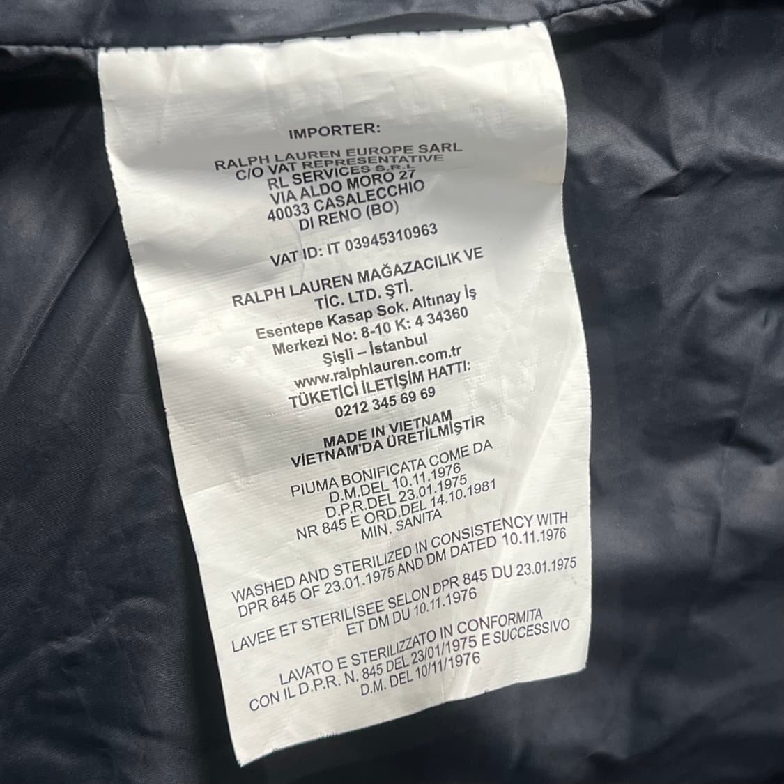 폴로 랄프로렌 키즈 패딩 블랙 XL(16) 상품이미지5