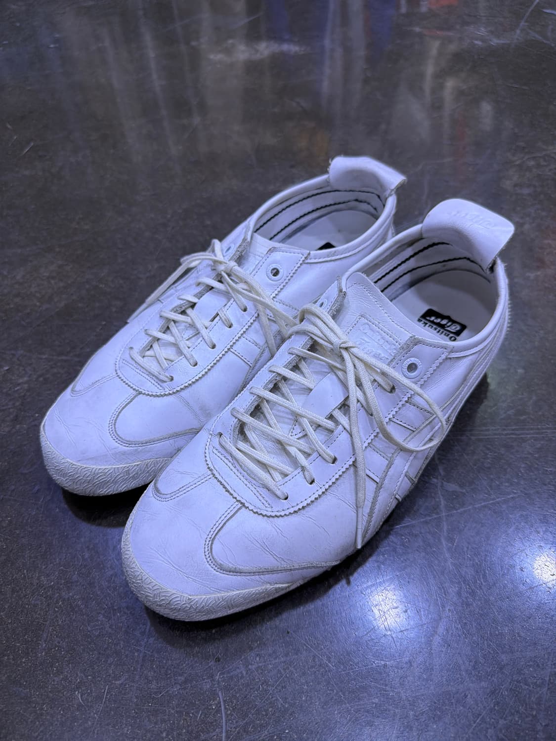 오니츠카타이거 멕시코66 SD 화이트 스니커즈 255 상품이미지1