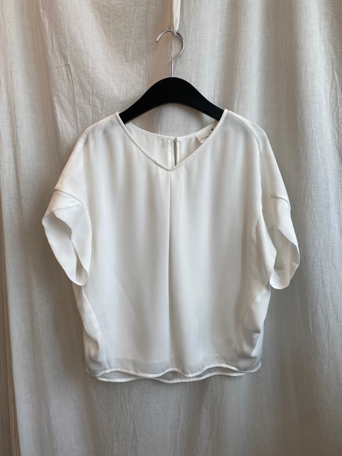 LITTLECHIC 화이트 반팔블라우스(M) 상품이미지1