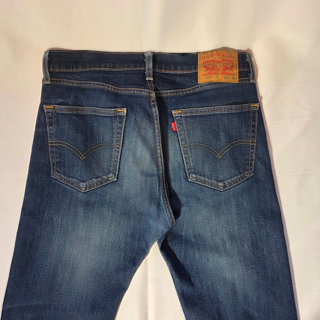 [W32L32]리바이스 LEVIS 505 빈티지 워싱 데님팬츠 상품이미지7