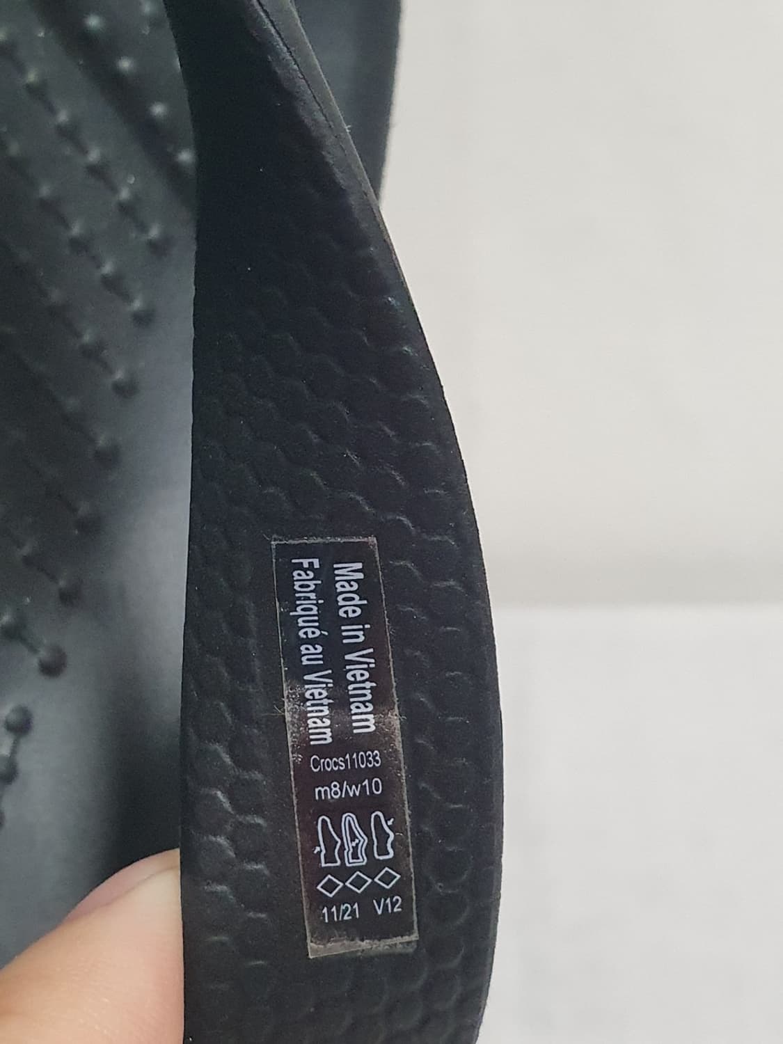 택포가 265mm 크록스 쪼리 크록밴드 플립플랍 블랙 상품이미지9